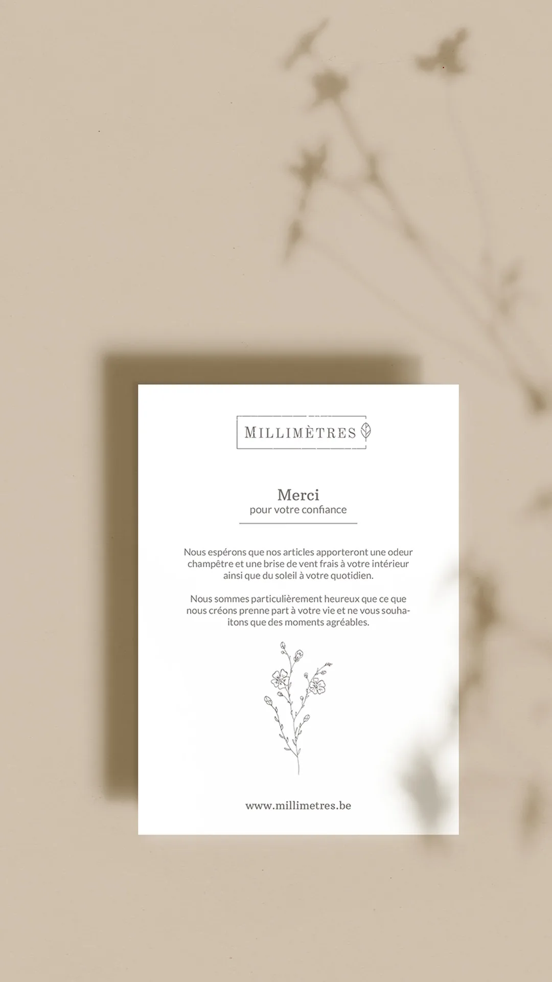 Podziękowanie i naklejka dla fotografki